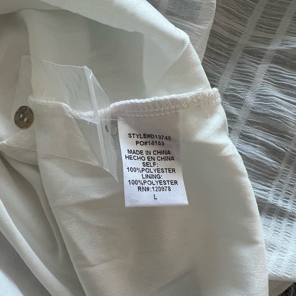 Entro White Summer Dress - Picture 10 of 10